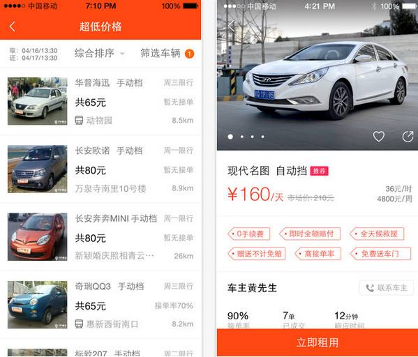 公司員工租車APP軟件開(kāi)發(fā)